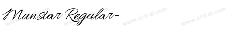 Munstar Regular字体转换 Munstar Regular字体转换